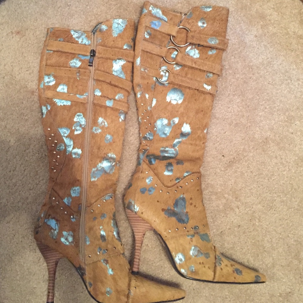 Juno NY calf hair boots